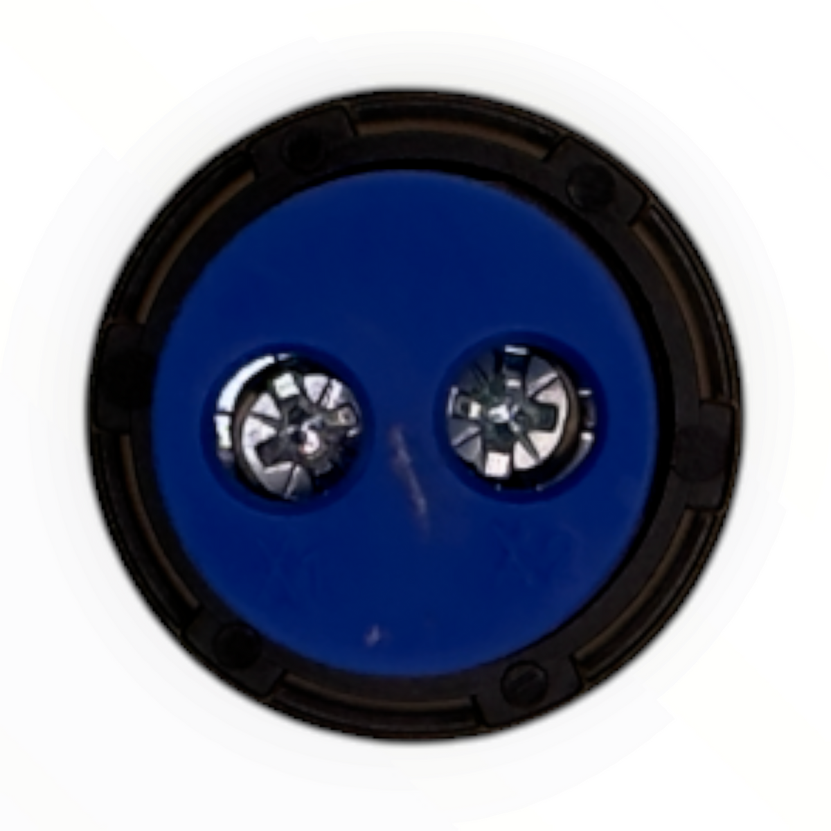 Luz piloto LED 22mm azul 220VAC CNC AD22-22DS - vista 3