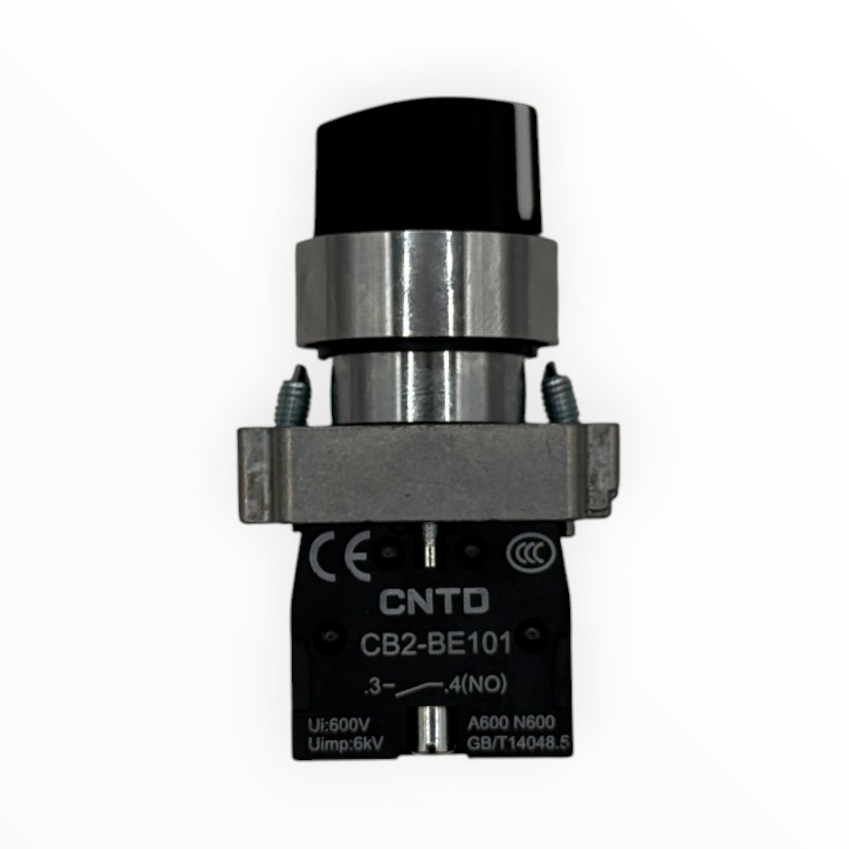 Botón selector 2 posiciones 22 mm CNTD CB2-BD21 - vista 4