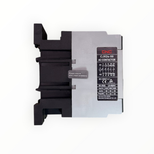 Contactor trifasico cjx2s 50a bobina 220v 1no 1nc - SKU: CN 2105 — Automatización Industrial Chile | BDTEC