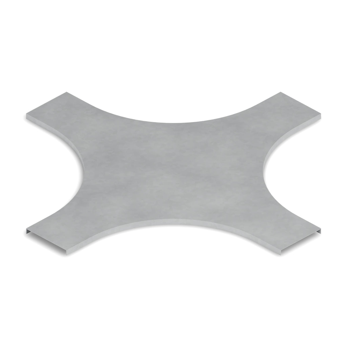 Tapa derivación cruz escalerilla/bandeja 100mm galvanizada BDTEC