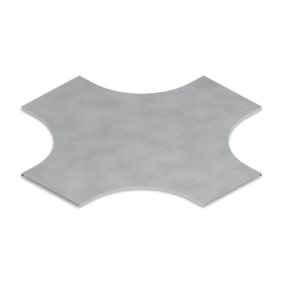 Tapa derivación cruz escalerilla/bandeja 300mm galvanizada BDTEC