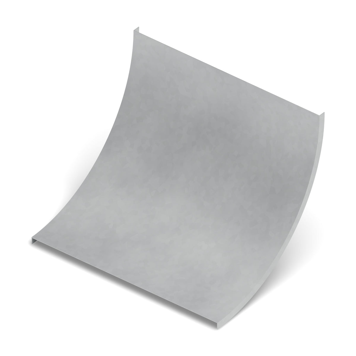 Tapa curva vert. int. escalerilla/bandeja 400mm galvanizada BDTEC