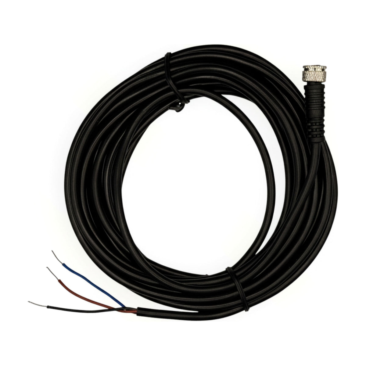 Cable conector M8, hembra, 3 pines, 3 hilos con cable de 5 m IBEST C8-I-F-3A-5M
