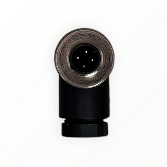 Conector armable M12, macho, 90 grados, 4 pines IBEST C12-L-M-4A-P - vista 2