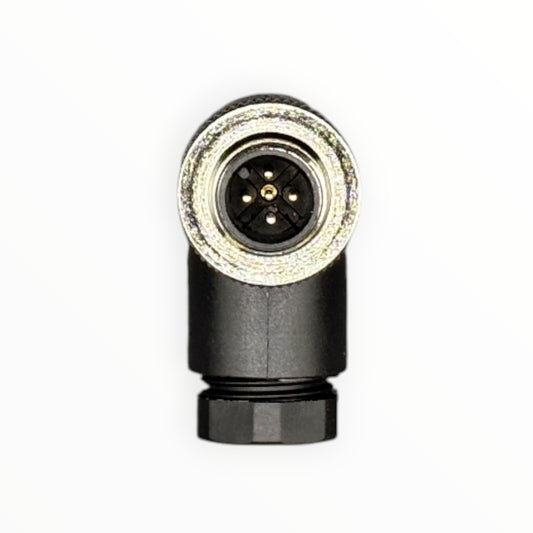Conector armable M12, macho, 90 grados, 5 pines IBEST C12-L-M-5A-P - vista 2