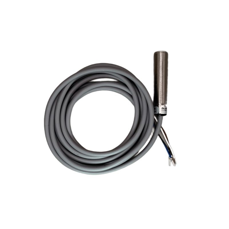 Sensor inductivo M12 NPN NO+NC rasante 4 mm cable 2m Lanbao LR12XBF04DNRY - vista 4