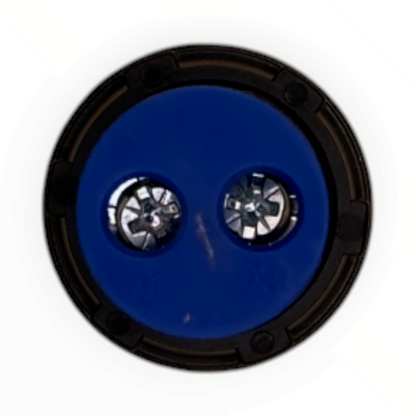 Luz piloto LED 22mm azul 220VAC CNC AD22-22DS - vista 3