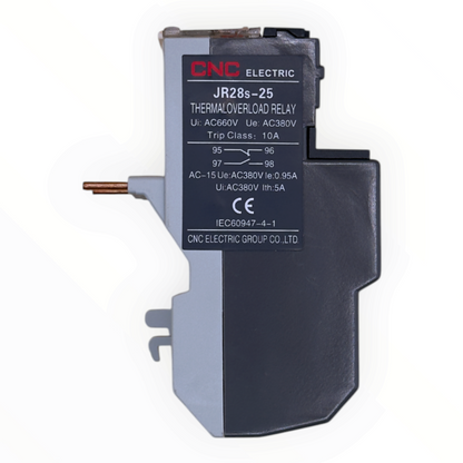 Relé térmico de sobrecarga 9-13A para contactor CNC JR28s-25 9-13A - vista 2