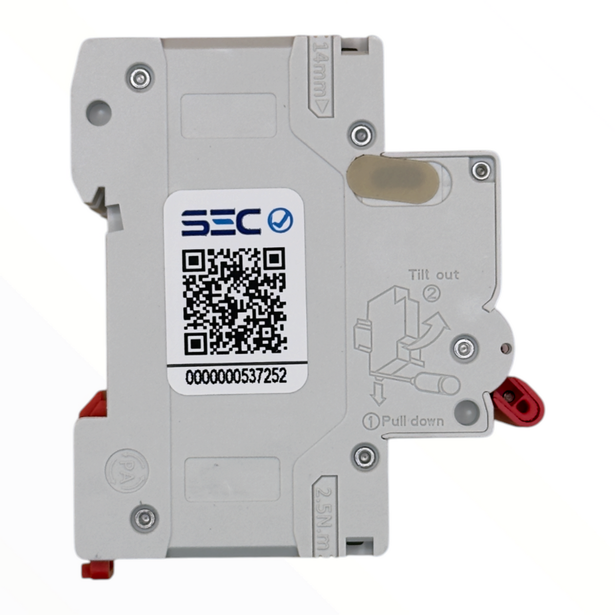 Interruptor termomagnético 4P 50A curva C 10kA CNC YCB9-80H 4P C50 - vista 2