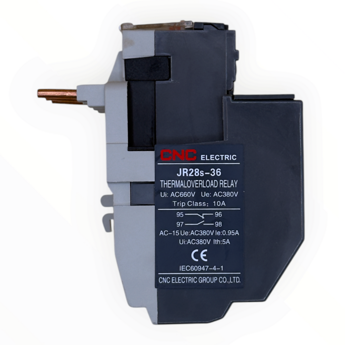 Relé térmico de sobrecarga 28-36A para contactor CNC JR28s-36 28-36A - vista 2