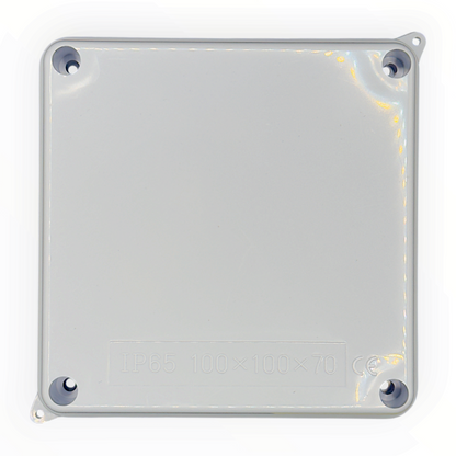 Caja estanca st1 ABS h100xw100xd70 IP65 r7035 CNC