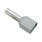 Ferrul doble 2x0.75mm gris (100u)