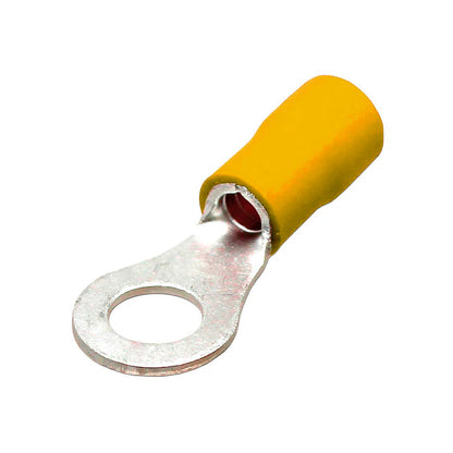 Terminal argolla 12~10awg d=4.3mm amarillo (100u)