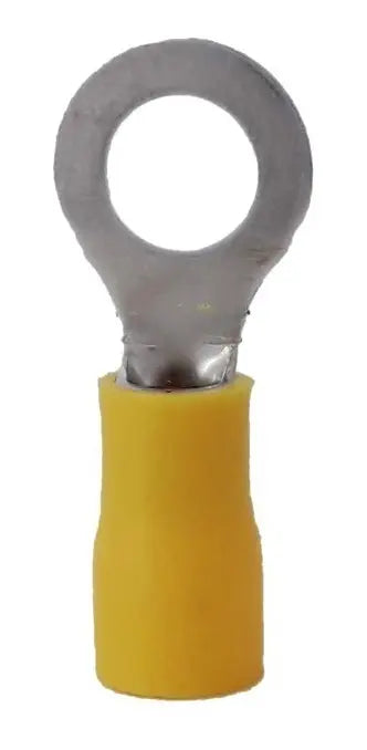 Terminal argolla 12~10awg d=4.3mm amarillo (100u)