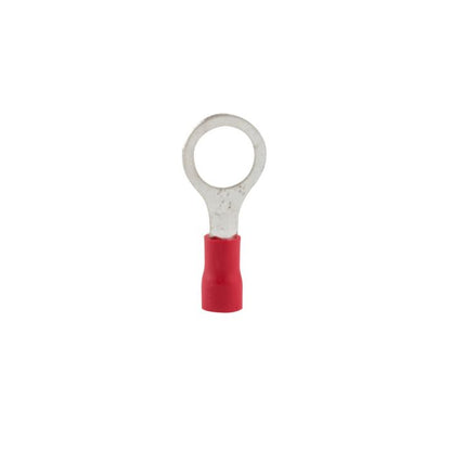 Terminal argolla 22~16awg d=6.5mm rojo (100u)