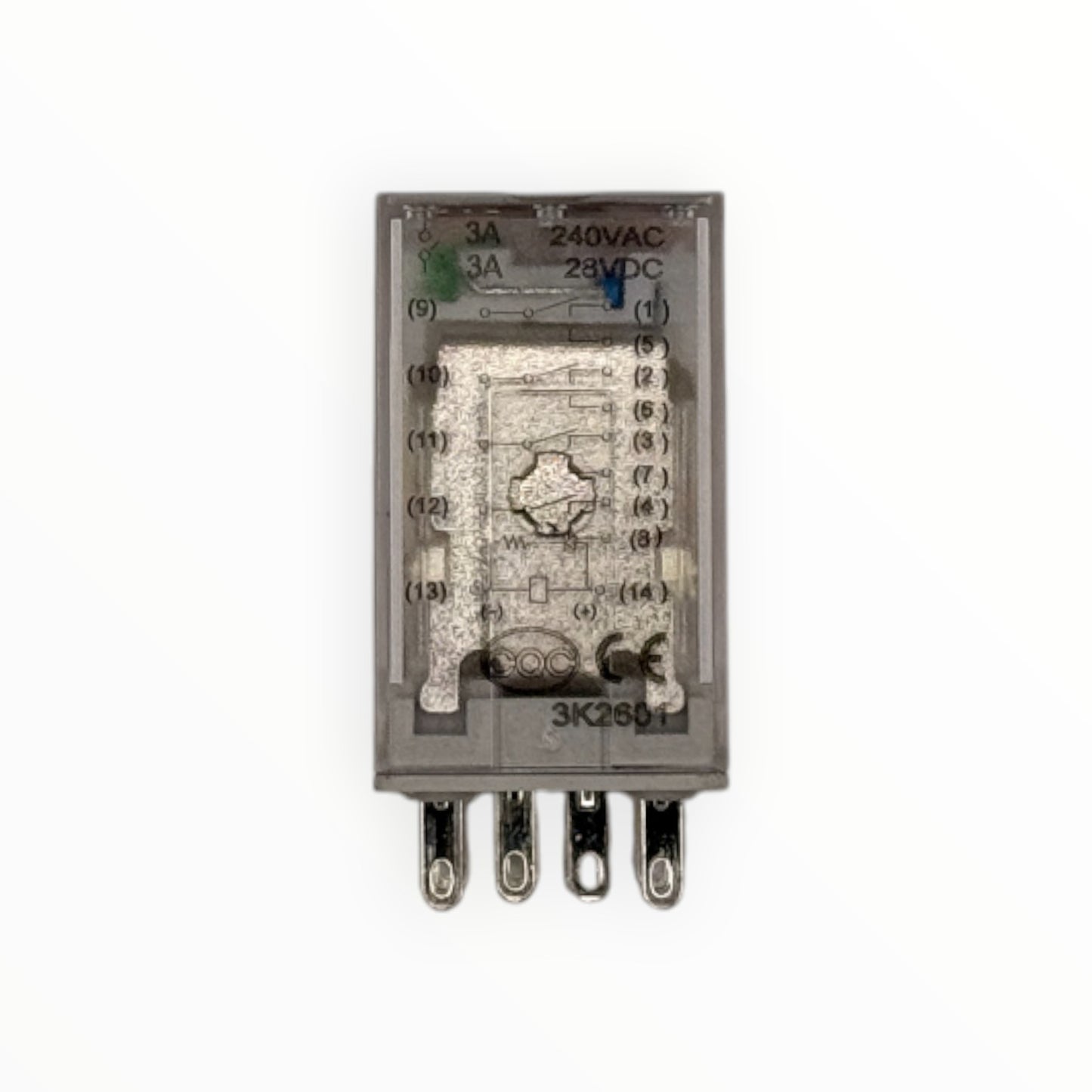Mini rele 4 polos, 14 pines 110vdc 5a [CKE-4CS110]