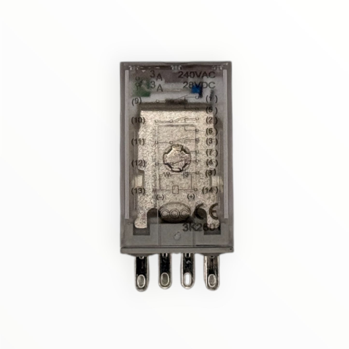 Mini rele 4 polos, 14 pines 220vdc 5a [CKE-4CS220]