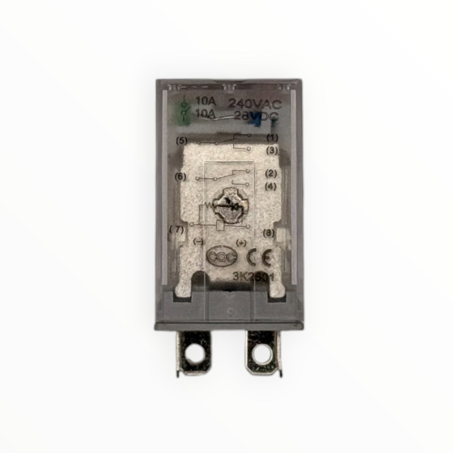 Mini rele 2 polos, 8 pines 24vdc 10a [CKL-2CS024] - SKU: CN 1022 — Automatización Industrial Chile | BDTEC