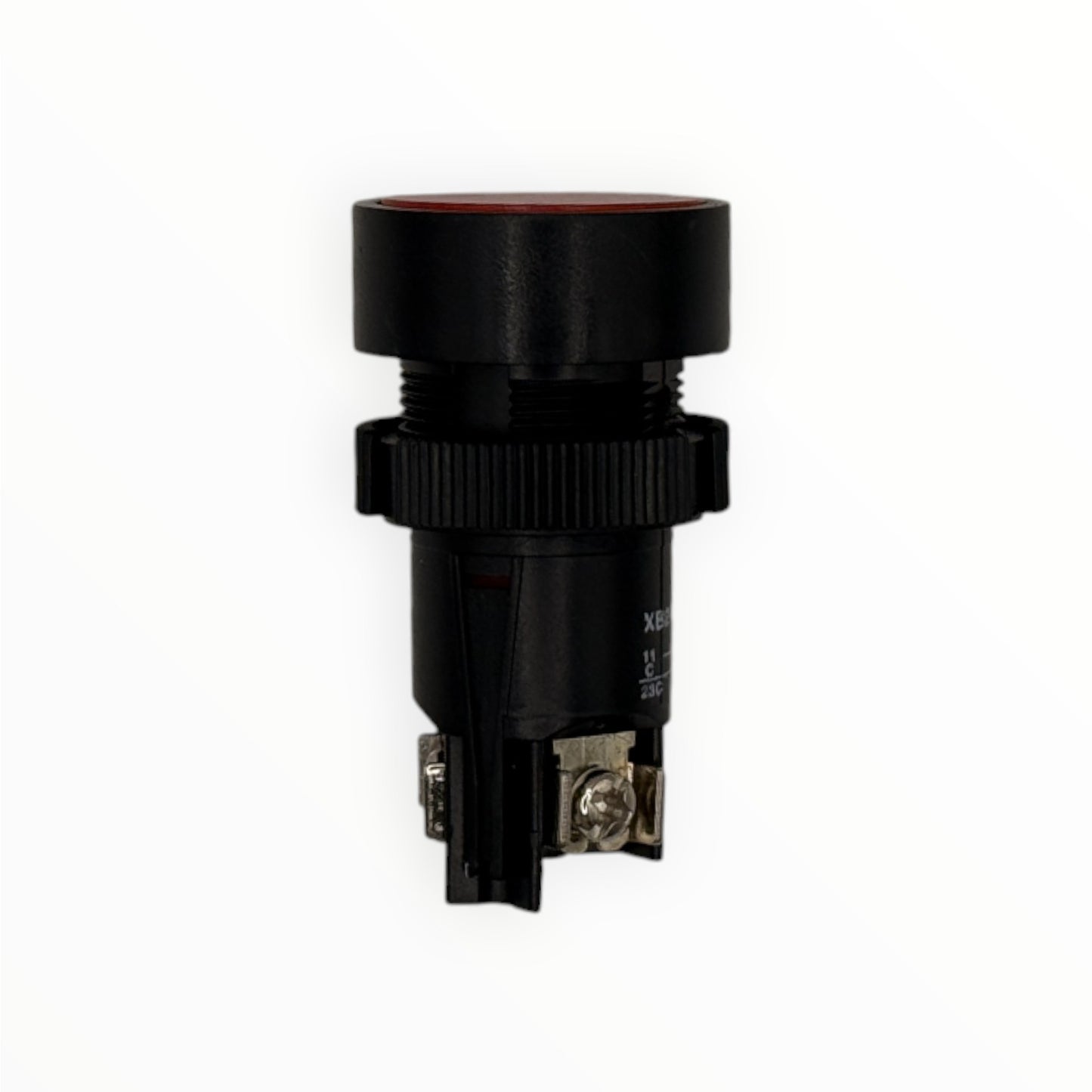 Boton pulsador 22mm rojo [CB2-BA42]