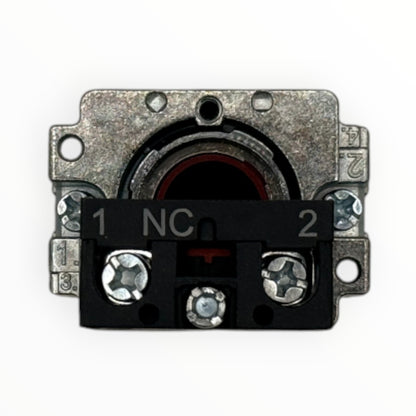 Boton pulsador 22mm rojo [CB2-BA42]