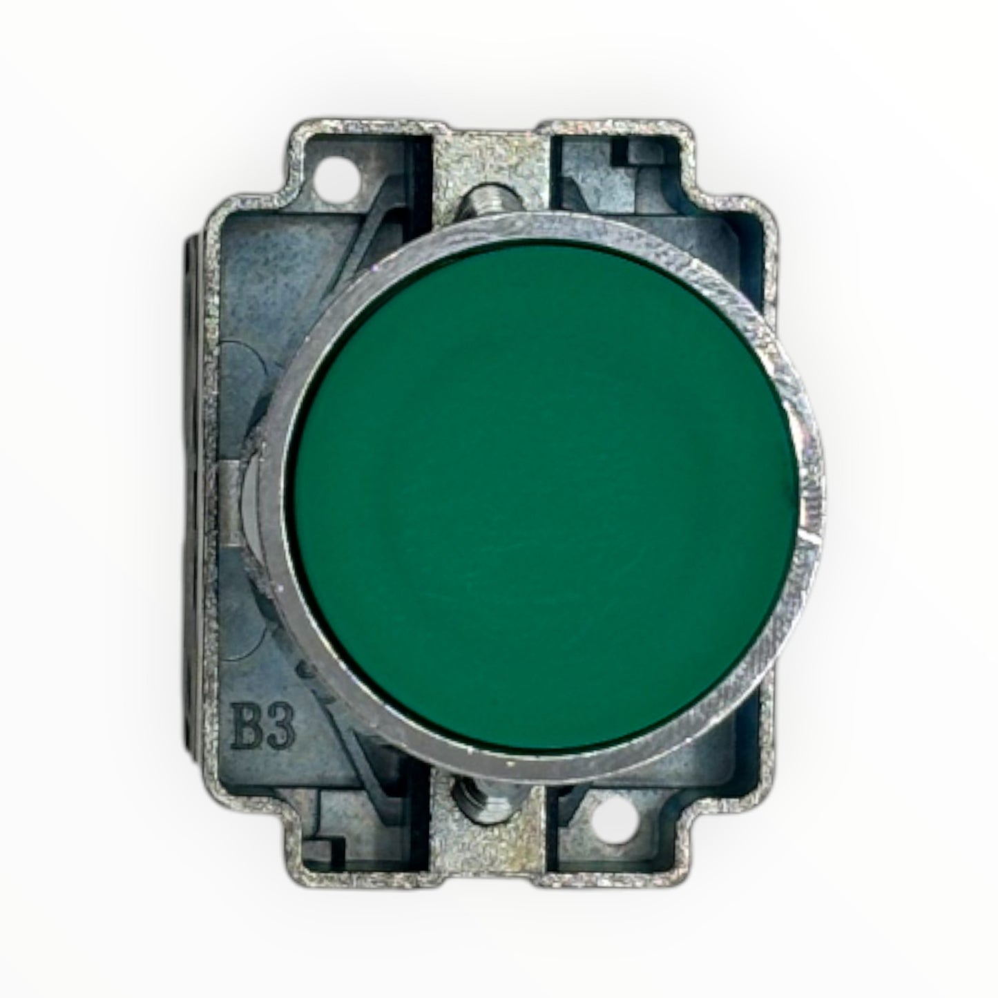 Boton pulsador 22mm verde [CB2-BA31]
