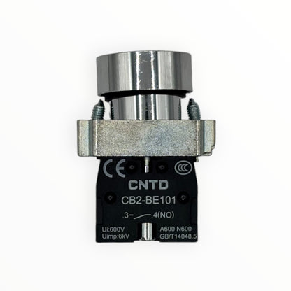 Boton pulsador 22mm verde [CB2-BA31]