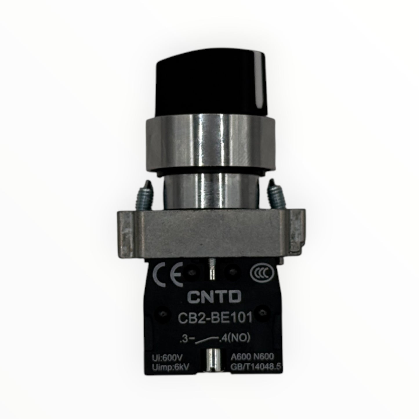 Boton selector 2 posiciones 22mm [CB2-BD21]