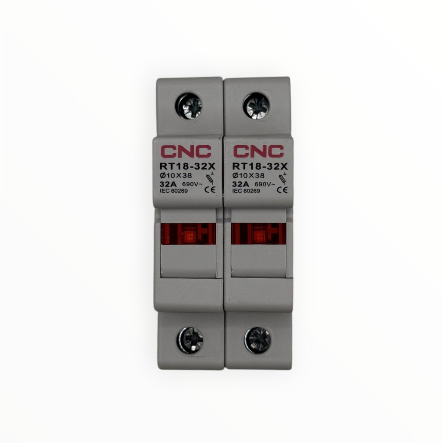 Porta fusible rt18-32x c/led alarma 2p