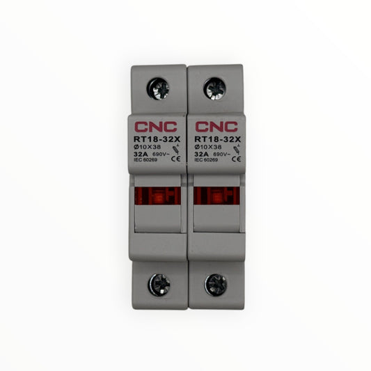 Porta fusible rt18-32x c/led alarma 2p - SKU: CN 2027 — Automatización Industrial Chile | BDTEC