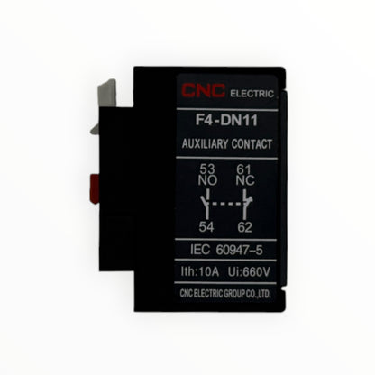 Contacto auxiliar frontal 1no-1nc para cjx2s