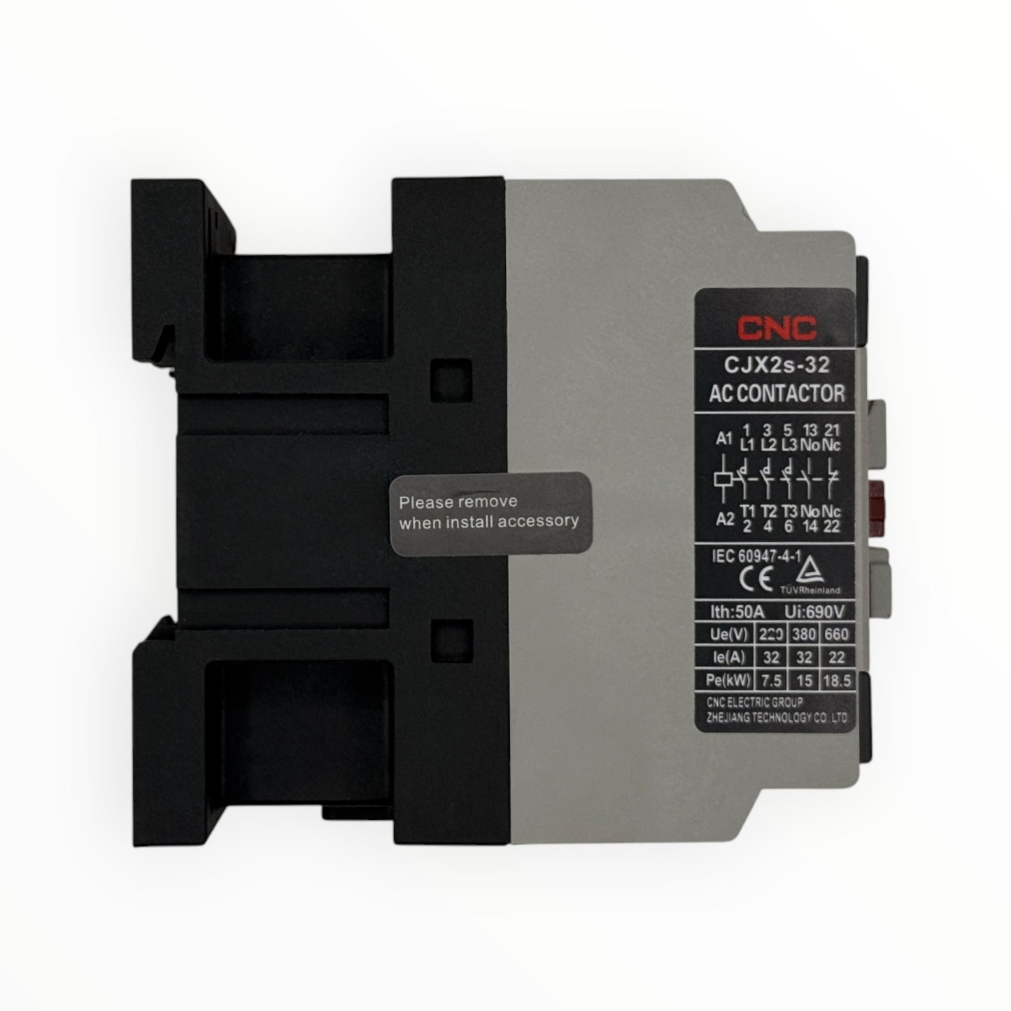 Contactor trifasico cjx2s 32a bobina 220v 1no 1nc - SKU: CN 2104 — Automatización Industrial Chile | BDTEC