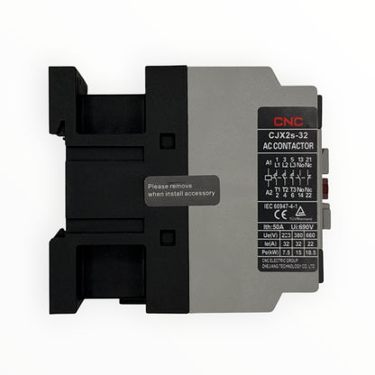 Contactor trifasico cjx2s 32a bobina 220v 1no 1nc - SKU: CN 2104 — Automatización Industrial Chile | BDTEC
