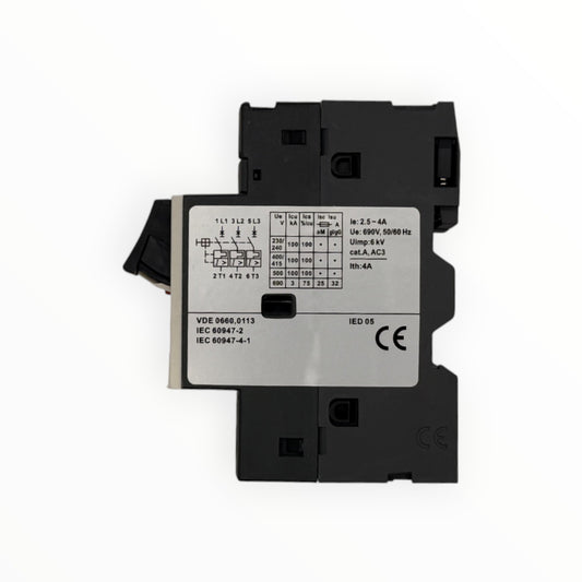 Guardamotor 2.5a - 4a ycp5-25me - SKU: CN 2106 — Automatización Industrial Chile | BDTEC