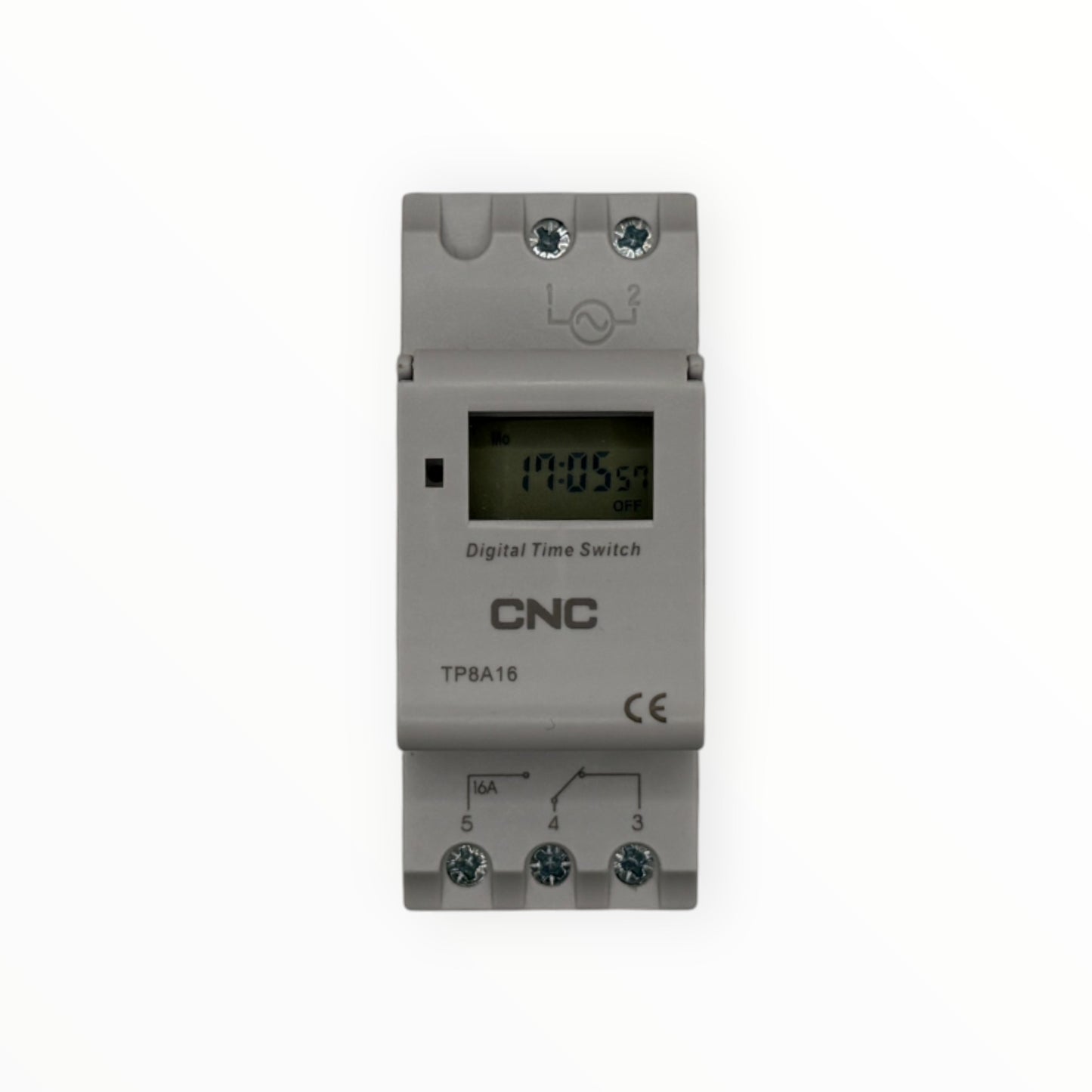 Reloj control digital 220vac 1no1nc c/reserva 360h