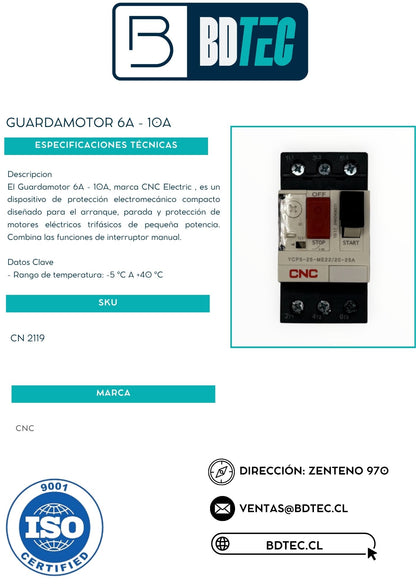 Guardamotor 6a - 10a