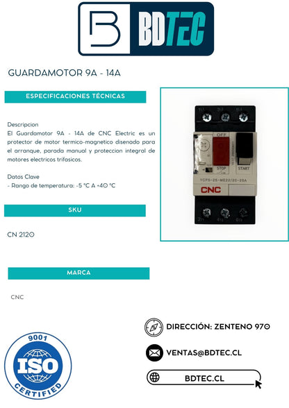 Guardamotor 9a - 14a