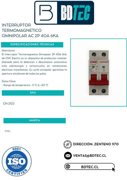Interruptor termomagnetico 3p c 25a 10ka