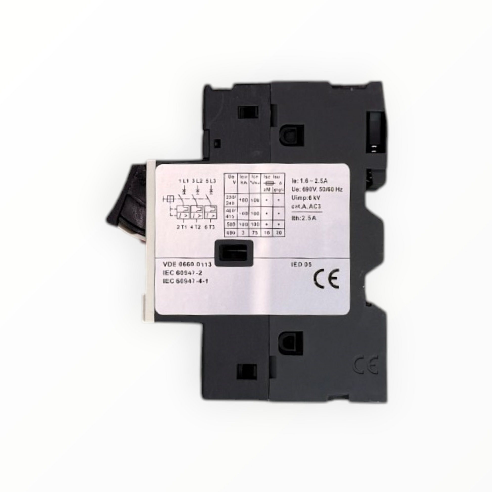 Guardamotor 1.6a - 2.5a - SKU: CN 2145 — Automatización Industrial Chile | BDTEC