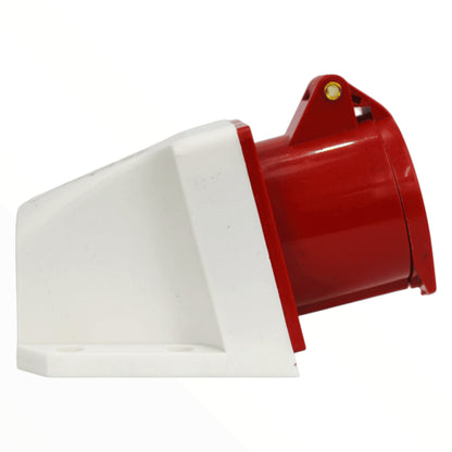 Enchufe industrial hembra sobrepuesto 3P T 16 A IP44 CNC - vista 3