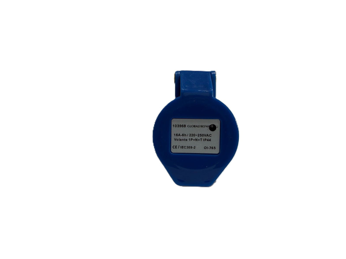 Enchufe industrial hembra volante 2P T 16 A IP44 CNC 103968