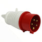 Enchufe industrial macho volante 3P N T 32 A IP44