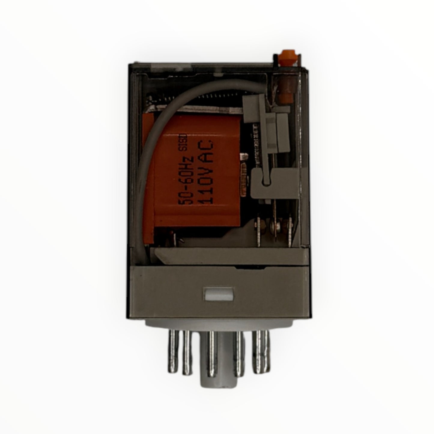 Rele 11 pines bob. 110vac cont. 220vac 10a 3nc-3no