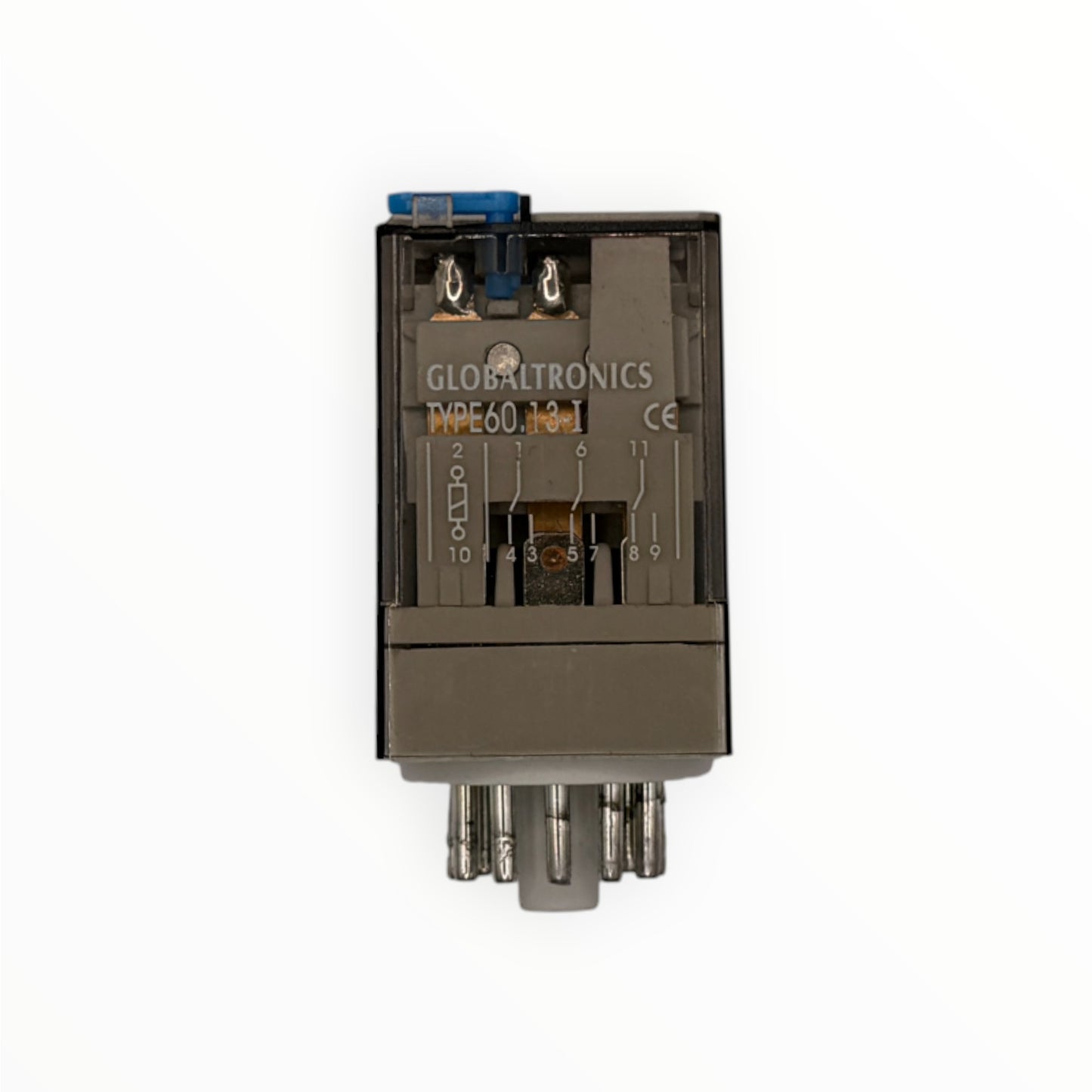 Rele 11 pines bob. 12vdc - cont. 220vac 3nc-3no