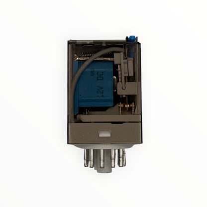 Rele 11 pines bob. 12vdc - cont. 220vac 3nc-3no