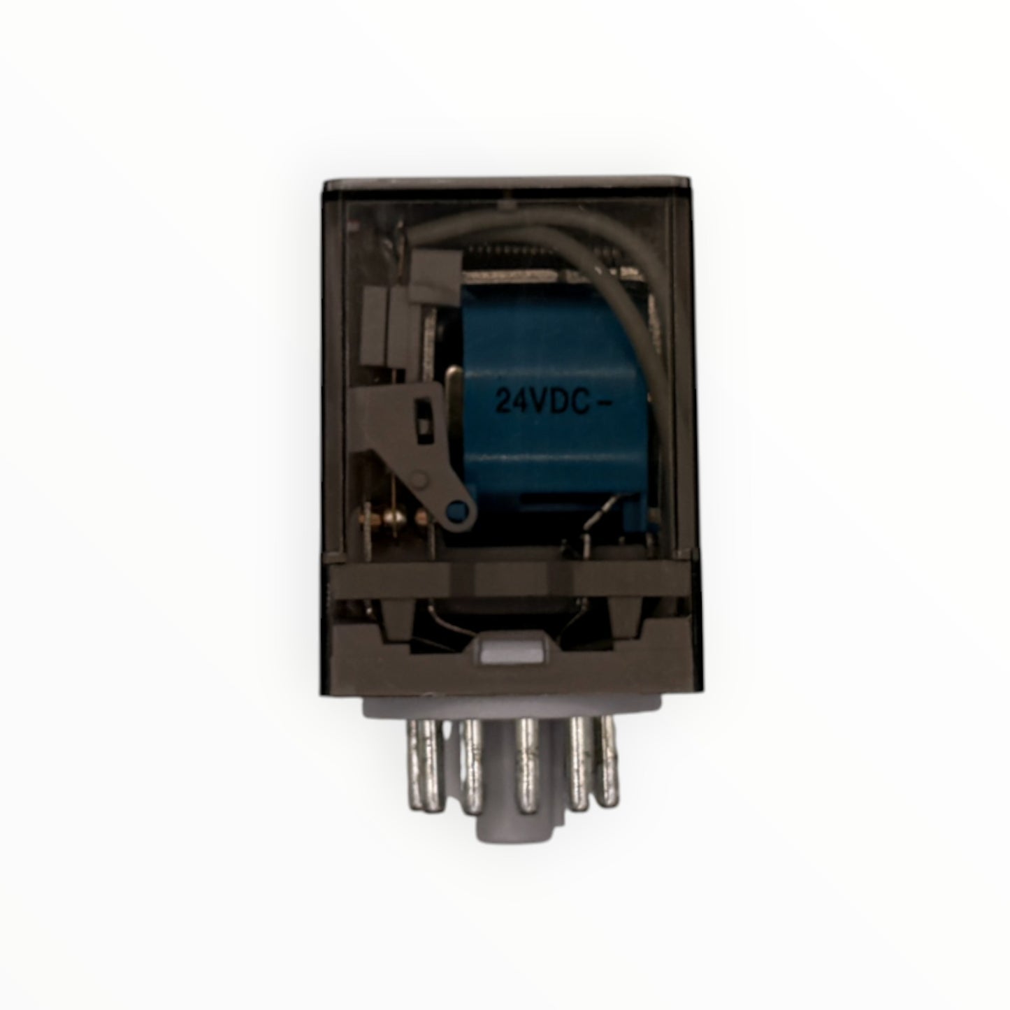 Rele 11 pines bob. 24vdc - cont. 220vac 3nc-3no