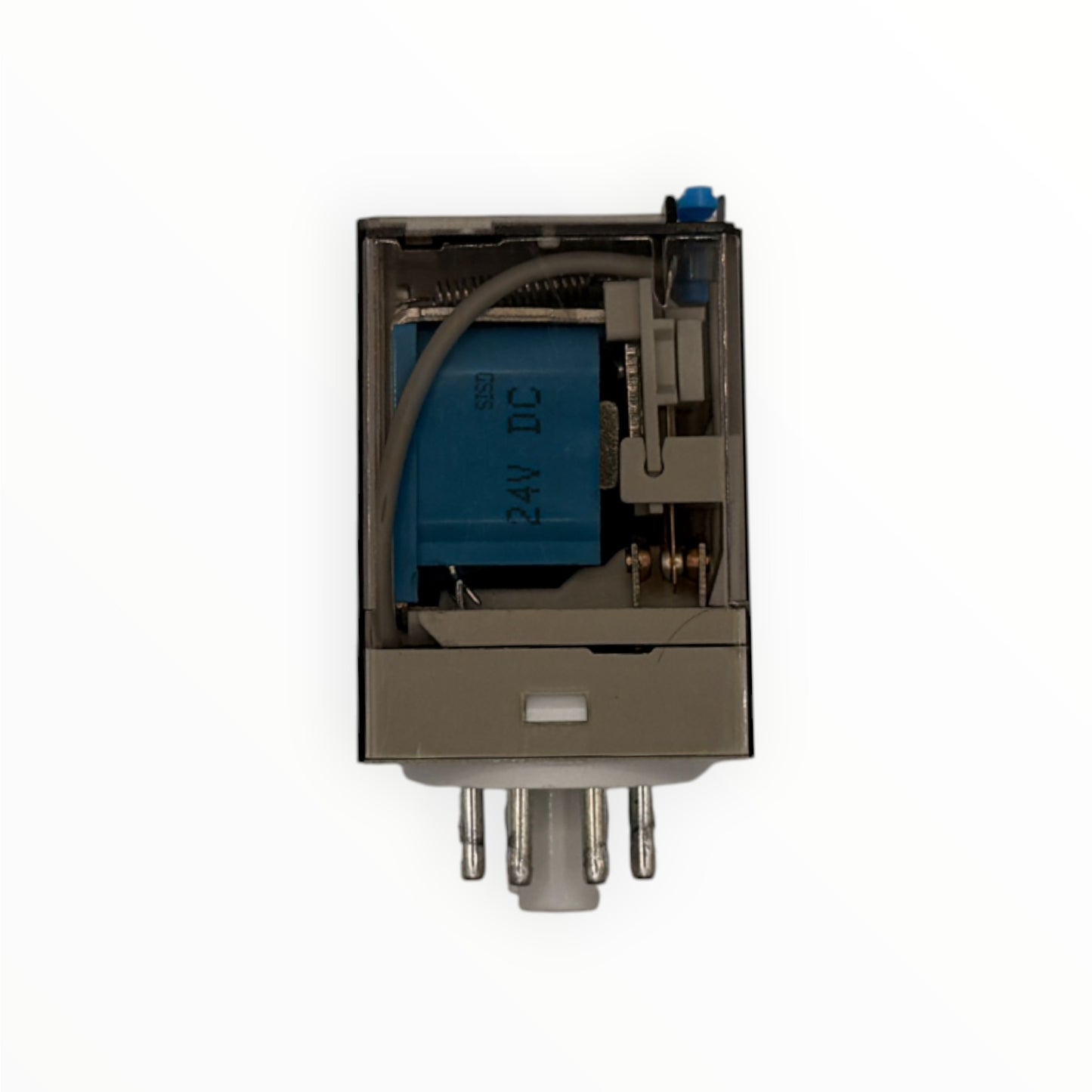 Rele octal bob. 24vdc - cont. 220vac 10a 2nc-2no