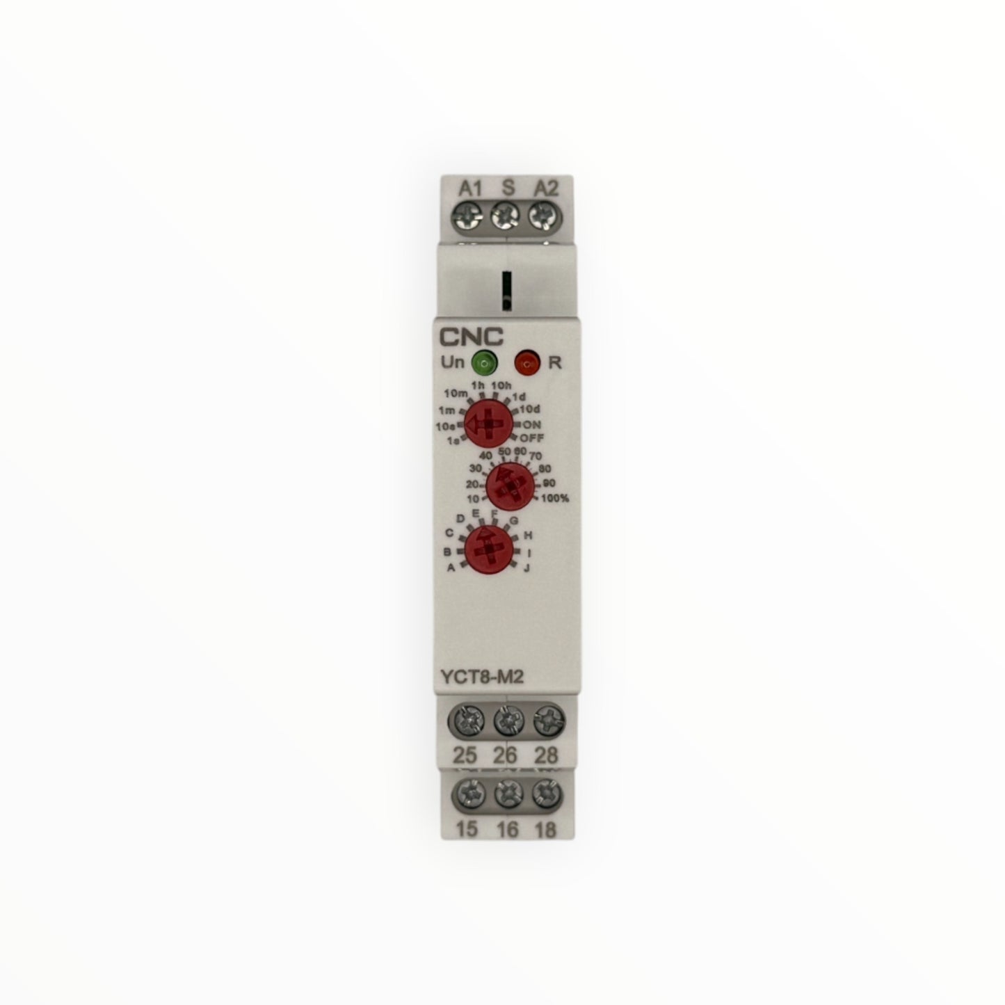 Rele temporizador yct8-m2 2nc-2no 10 funciones