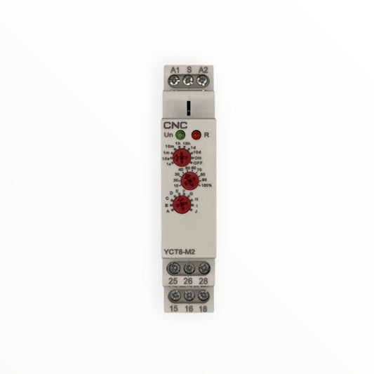 Rele temporizador yct8-m2 2nc-2no 10 funciones - SKU: CN 2310 — Automatización Industrial Chile | BDTEC