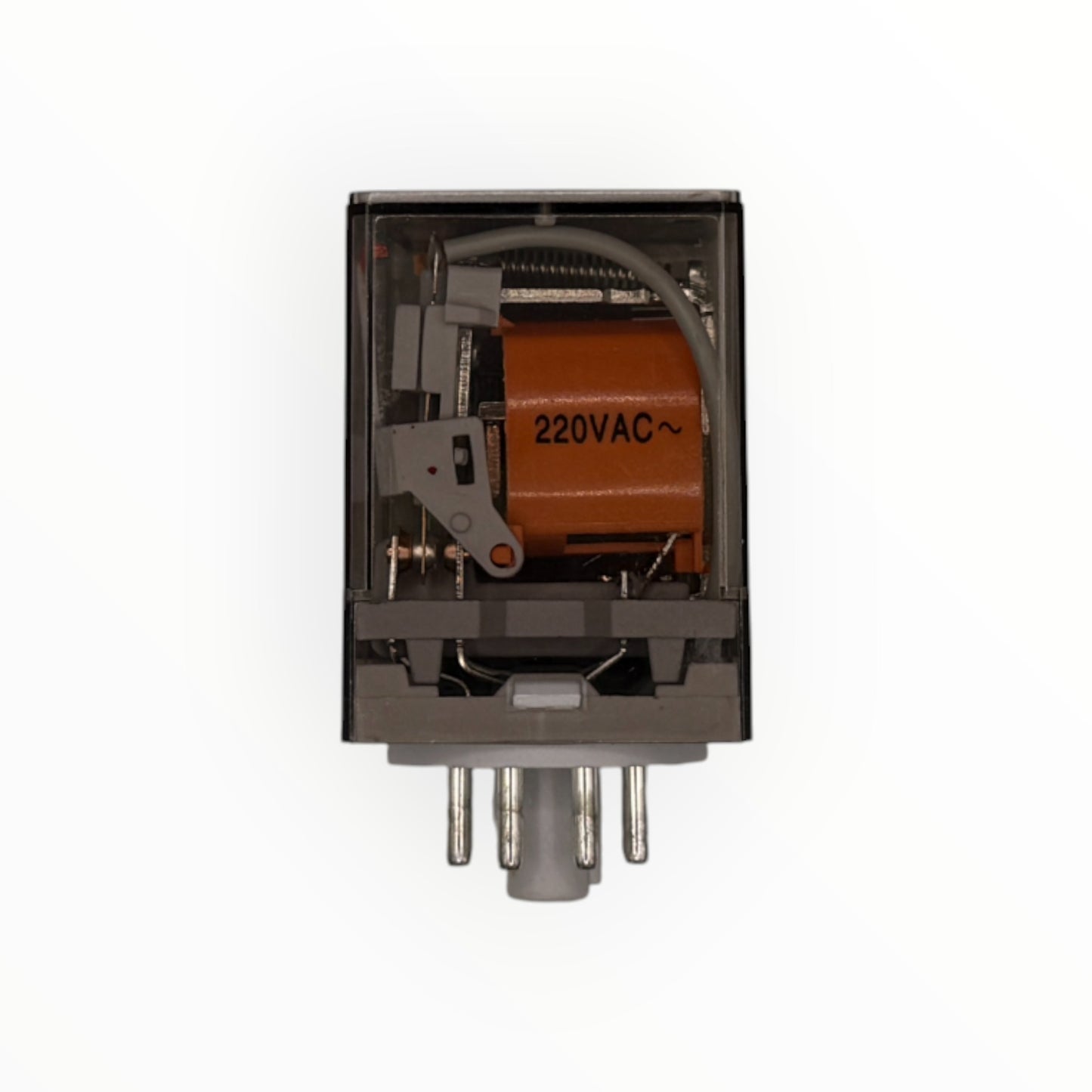 Rele octal bob. 220vac - cont. 220vac 10a 2nc-2no