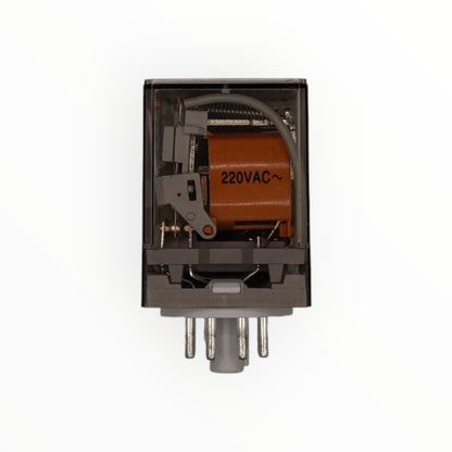 Rele octal bob. 220vac - cont. 220vac 10a 2nc-2no